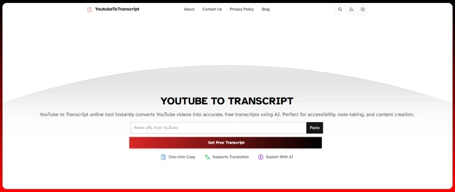 YouTube to Transcript Step 2